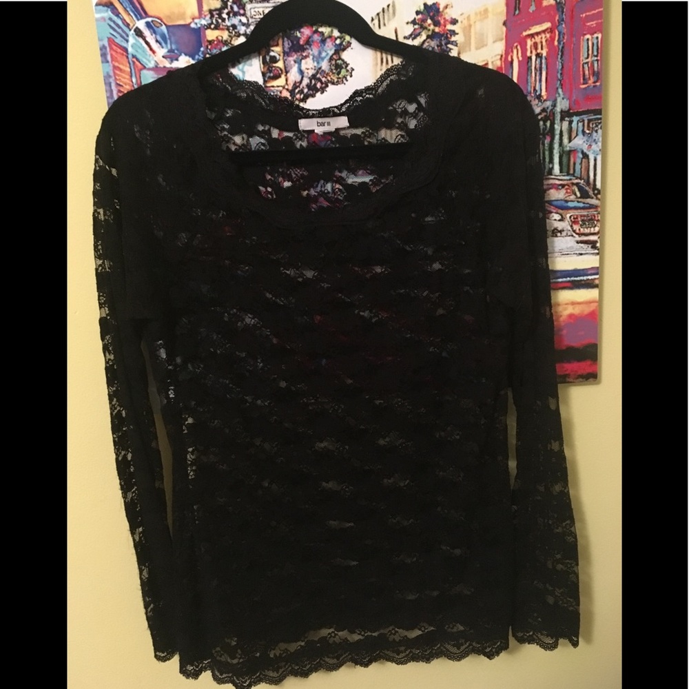 Bar lll Lace, layering top